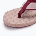 Japonki damskie Lizard Way plain amaranth red 7