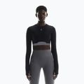 Longsleeve treningowy damski On Train Crop black