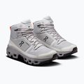 Buty turystyczne damskie On Cloudrock Mid Waterproof glacier/alloy 9