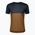 Koszulka do biegania męska SCOTT Endurance Tech dark blue/bread brown