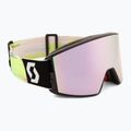 Gogle narciarskie SCOTT React black/neon yellow/amp lavender chrome 2