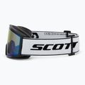 Gogle narciarskie SCOTT Shield black/white/amp aurora green chrome 4