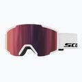 Gogle narciarskie SCOTT Shield white/amp red chrome
