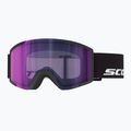 Gogle narciarskie SCOTT Shield LS black/amp ls blue chrome