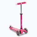 Hulajnoga trójkołowa dziecięca Micro Mini Deluxe Magic LED pink