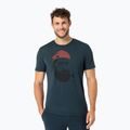 Koszulka męska super.natural Sailor Tee blueberry/jet black/high risk red