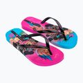 Japonki damskie Ipanema Graffiti V pink/black/blue 8