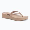 Japonki damskie Ipanema Mesh Chic Plat beige/glitter beige