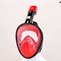 Maska pełnotwarzowa do snorkelingu AQUASTIC SMA-01SC czerwona 15