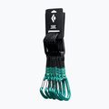 Zestaw ekspresów wspinaczkowych Black Diamond Hotforge Hybrid Quickpack Set 6 szt. 12 cm clean green