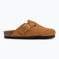 Klapki damskie Scholl Fae Suede cognac 2