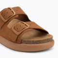 Klapki damskie Scholl Noelle Chunky Suede cognac 7