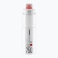 Bidon rowerowy Elite Jet Plus 750 ml clear/red logo