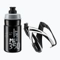 Zestaw rowerowy Elite CEO Kit Jet koszyk + bidon 350 ml black glossy/black/logo grey