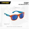 Okulary przeciwsłoneczne dziecięce Cressi Teddy waves/mirrored blue 4