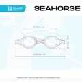 Okulary do pływania dziecięce Cressi Seahorse blue/white/red 4
