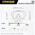 Maska do nurkowania Cressi Z2 Small yellow 5