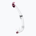 Fajka do nurkowania Cressi Seal Dry clear/pink