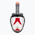 Maska pełnotwarzowa do snorkelingu dziecięca Cressi Kiddy Full Face Jr black/clear/red