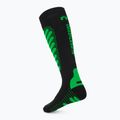 Skarpety narciarskie Mico Heavy Weight Superthermo Primaloft Merino Ski nero verde fluo 2