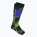 Skarpety narciarskie Mico Medium Weight Warm Control Ski nero/giallo fluo