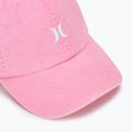 Czapka z daszkiem damska Hurley Mom Iconic pink 3