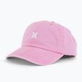 Czapka z daszkiem damska Hurley Mom Iconic pink 5