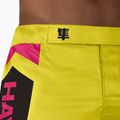 Spodenki treningowe męskie Hayabusa Icon Mid-Thigh MMA yellow/blue 5
