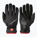Rękawiczki rowerowe męskie Castelli Entrata Thermal black