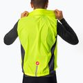 Kamizelka rowerowa męska Castelli Squadra Stretch electric lime/dark gray 4