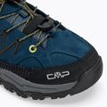 Buty trekkingowe dziecięce CMP Rigel Low Wp blue ink/ ellow 7