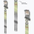 Kije trekkingowe Fizan Explorer lime/grey 6