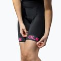 Spodenki rowerowe damskie Alé Traguardo black/fluo pink 3