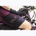 Spodenki rowerowe damskie Alé Stones Cargo Bibshorts plum 7