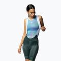 Spodenki rowerowe damskie Alé Magic Colour Bibshorts forest green
