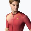 Koszulka rowerowa męska Alé Optical bordeaux 3
