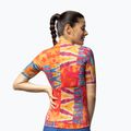 Koszulka rowerowa damska Alé Clorofilla orange combo 3