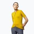 Koszulka rowerowa damska Alé Color Block Off Road ginger