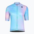 Koszulka rowerowa damska Castelli Cosmic Vortex multicolor pink green