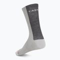 Skarpety męskie Castelli Castelli Logo 18 Merino Sock silver gray/dark gray 2