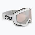 Gogle narciarskie Bliz Liner matte white/pink/silver mirror