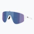 Okulary przeciwsłoneczne Bliz A004 matte white/grey blue mirror