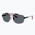 Okulary przeciwsłoneczne Ray-Ban RB3789M Scuderia black/blue 4