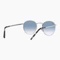 Okulary przeciwsłoneczne Ray-Ban New Round silver/blue 6