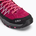 Buty trekkingowe juniorskie CMP Rigel Mid berry/pink fluo 7