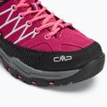 Buty trekkingowe juniorskie CMP Rigel Low Wp berry/pink fluo 7