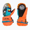 Rękawice narciarskie dziecięce Level Animal orange