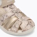 Sandały dziecięce Geox Macchia white/gold 7