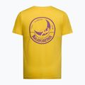 Koszulka męska La Sportiva Climbing on the Moon giallo/viola 2
