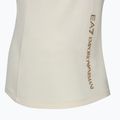 Koszulka damska EA7 Emporio Armani Train Shiny pristine/logo brown 4